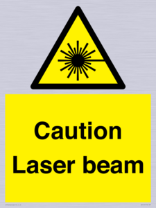 Caution Laser beam